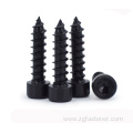 hex socket head tapping screws black oxide